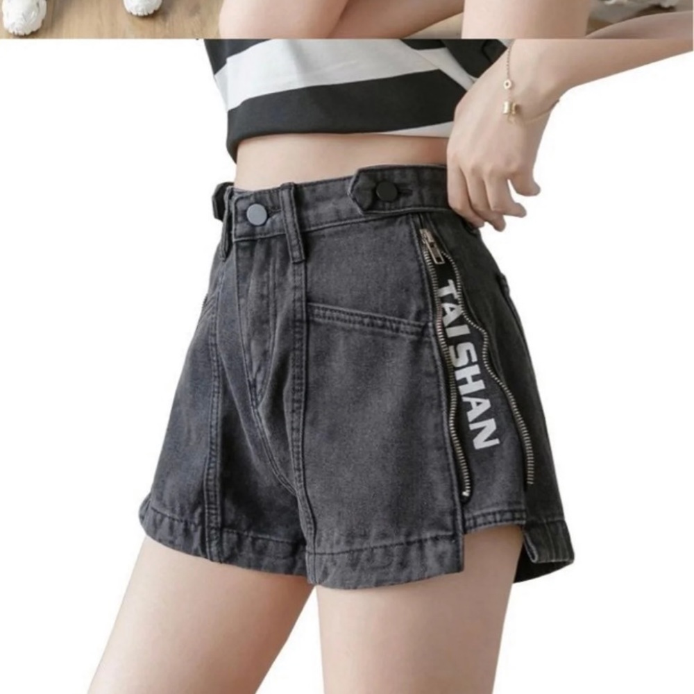 denim shorts